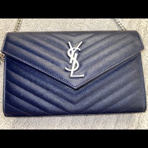 Yves Saint Laurent Wallet on Chain Authentic